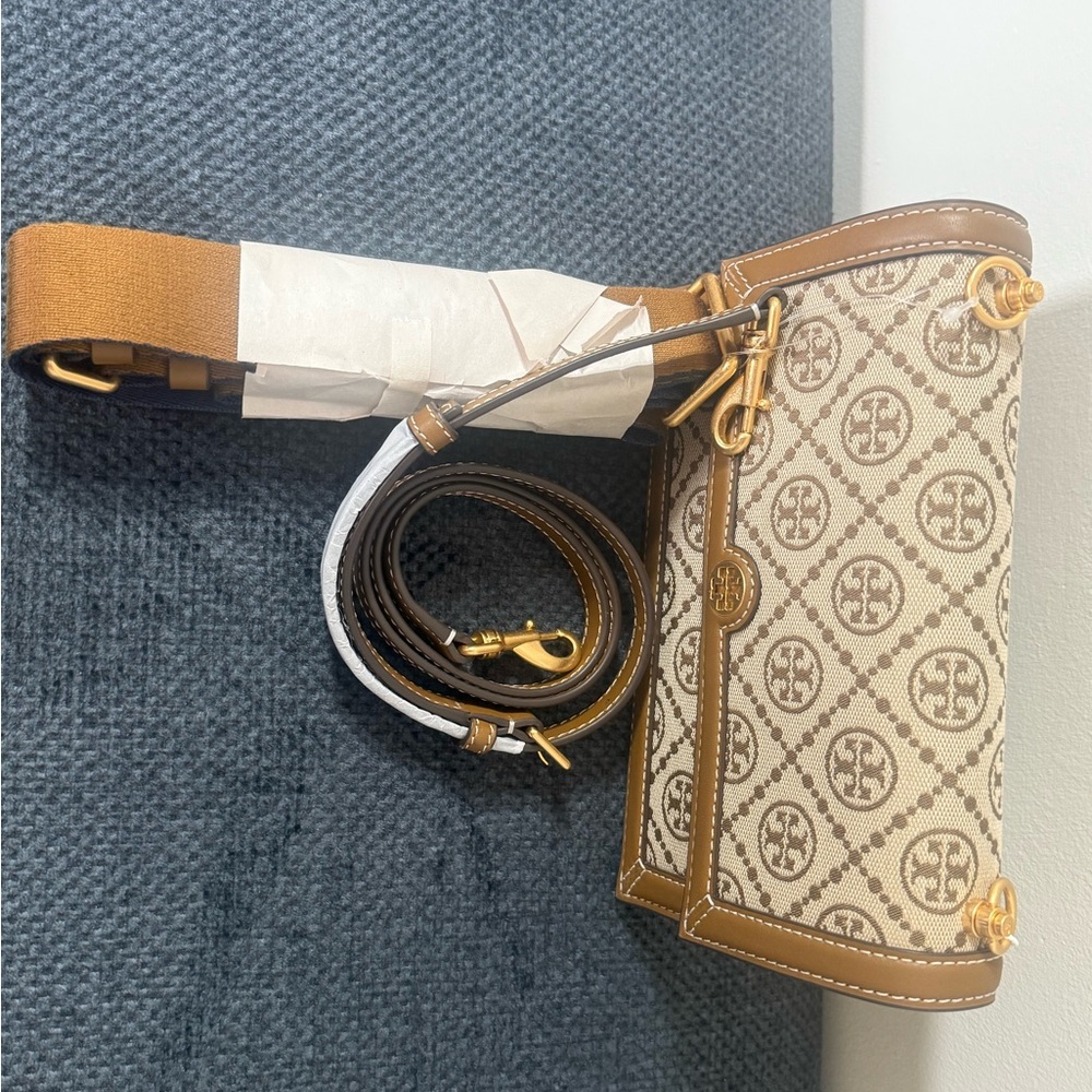 Tory Burch T Monogram Jacquard Mini Bag - Picture 7 of 10